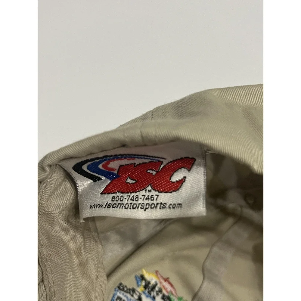 Vintage Daytona 500 Hat Cap Mens One Size Beige NASCAR‎ Racing Snap Back 2001